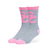 USC Trojans Men's 47 Brand Gray SC Interlock Unisex 47 Galop Crew Sock
